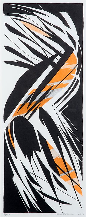 Zig zag  1957  lithography  163 x 417 mm